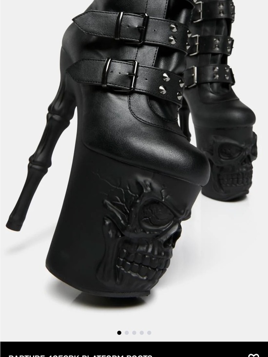 Pleaser Shoes - Pleaser RAPTURE-1052BK PLATFORM BOOTS